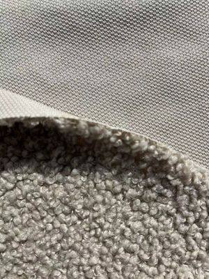 Mittleres Gewicht 100% Polyester Massivfarbe Teddy Fleece Stoff für Kleidung 58/60 "Breite