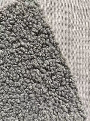 58/60" Breite kundenspezifisch gestrickte 100% Polyester Einzelgesicht Teddy Stoff für Kleidung Spielzeug