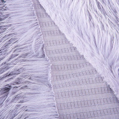 Lange Pile Falschfellgewebe mit 100% Polyester Rückenmaterial und 58/60" Breite