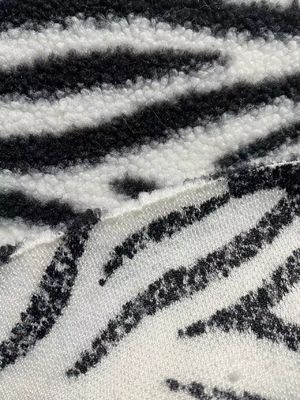 100% Polyester Teddy Stoff für kundenspezifische warme gestrickte gedruckte Teddy Bär Fleece Coat Toy