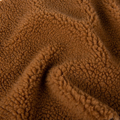 Weiches und warmes Fleece-Gewebe für Männerjacke oder -decke 100% Polyester-Berbergewebe
