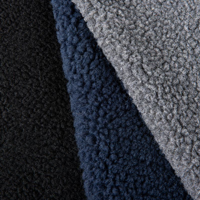 Weiches und warmes Fleece-Gewebe für Männerjacke oder -decke 100% Polyester-Berbergewebe