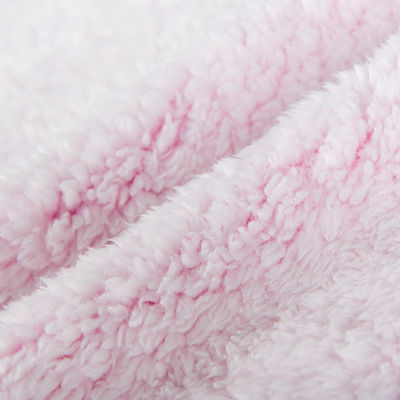 Geflecht 100% Polyester Weichfleisch Fleece Shu Velveteen Stoff für Heimtextilien
