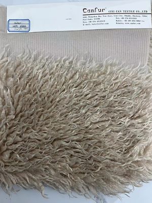 Mehrwertiges 100% Polyester Massivfarben gestricktes Terry Teddy Pelz Samtgewebe für Bekleidung