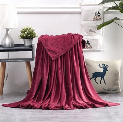Anti-statische Super-weiche MINI-SIZE Mikrofiber Flannel Fleece Wurfdecke für Babys