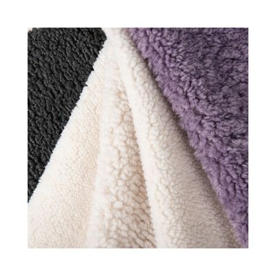 Popular Design Hometextile SOLIDS Muster Polyester Suede Stoff für Kleidung und Sofa