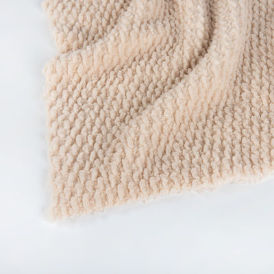 Einfache Oberfläche aus Sherpa-Fleece für Kleidung und Decken 58/60" Breite