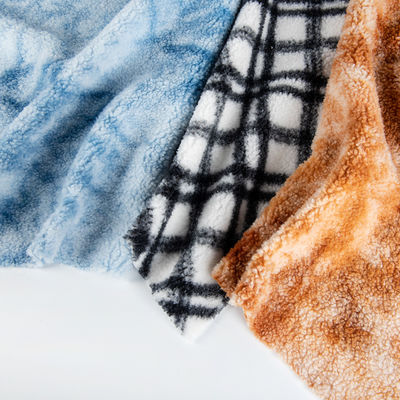 Spezielle Farbgebung Teddy Fleece Stoff für Bekleidung/Sofa
