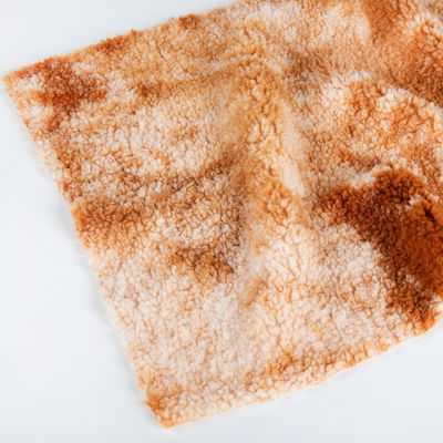 Spezielle Farbgebung Teddy Fleece Stoff für Bekleidung/Sofa