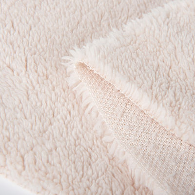 100% Polyester Mikro Polar Schafsleder Sherpa Fleece Decke mit reißfestem Material