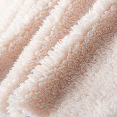 100% Polyester Mikro Polar Schafsleder Sherpa Fleece Decke mit reißfestem Material
