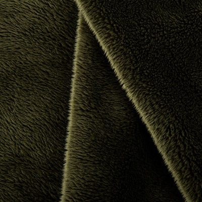 Weiches Sherpa-Fleece Kurzfellgewebe für Spielzeug/Mantel 100% Polyester Atmungsgelassenes Garn