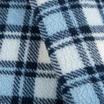 Druckstoff aus 100% Polyester, Textil, Sherpa-Fleece für Bekleidung im Stil von TWILL