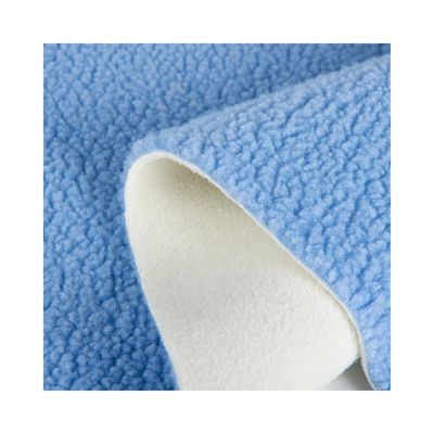 100% Polyester Sherpa Fleece Teddy Bonded Suede Strickgewebe für die Bekleidung