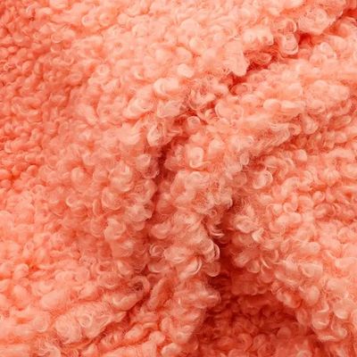 Damenmantel 300GSM Teddy Fleece Stoff Weichschalen kundenspezifische Farbe 100% Polyester kostenlose Proben