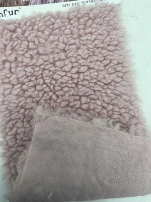 Weich und warm 58/60" schweres Polyester Sherpa Fleece Stoff für Winterkleidung
