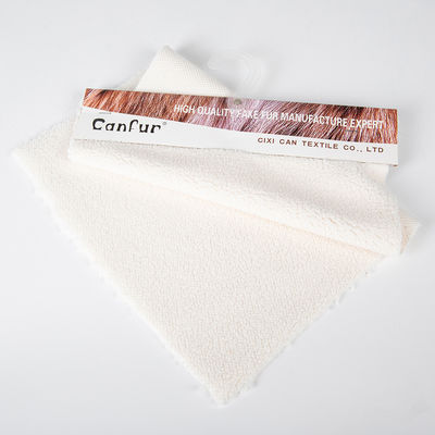 Geprägtes Super Soft 100 Polyester Strick Custom Mirco Sherpa Fleece Stoff für die Auskleidung