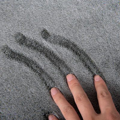 500 Meter Min. Bestellung Verblendete Farbe Falsches Kaninchenfell Stoff für Kleidung Schal Decken