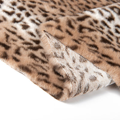 Weft Suede 100% Polyester Komfortabel Plüssigfell Stoff für Bekleidung Custom Muster