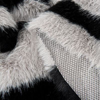 Plüsch-Frauenmantel Stoff Langes Fair Fell Jacquard Falsches Fell für künstliche Dichte Kontakt