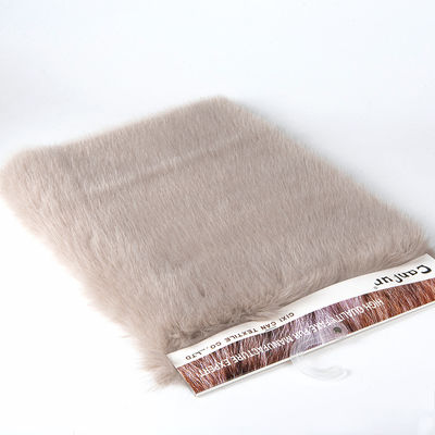 Weiches 100% Polyester aus falschem Kaninchenfell für Ponchos und Pullovers