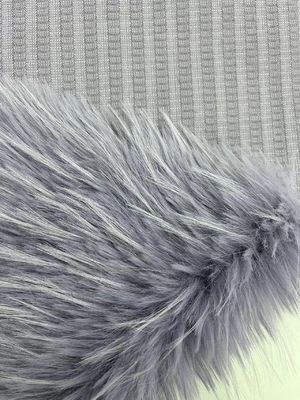 100% Acryl-Frontmaterial Lange Haare Falschfellgewebe für den Vertrieb