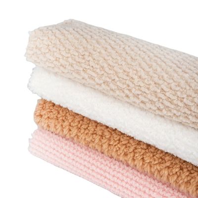 100% Polyester weich gestricktes Plüschflee Shu Velveteen Mirco Sherpa Gewebe Leichtgewicht