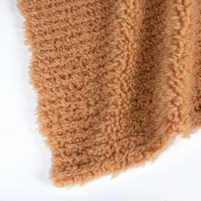 100% Polyester weich gestricktes Plüschflee Shu Velveteen Mirco Sherpa Gewebe Leichtgewicht