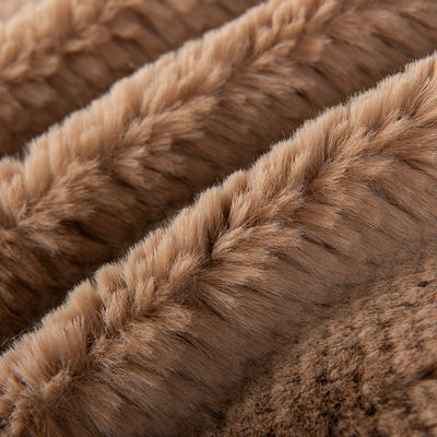 Design Short Fur Faux Fur Sherpa Teddy Stoff mit 100% Polyester Frontmaterial
