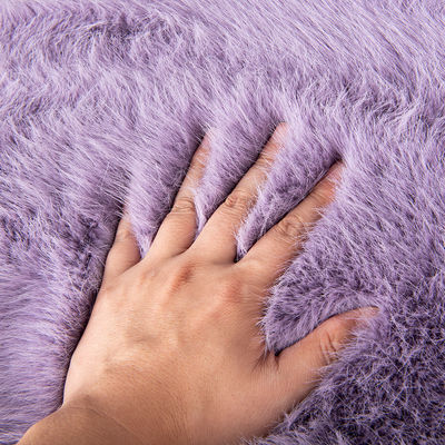 Benutzerdefinierte Farbe 100% Polyester Lange Haare Falsches Pelz mit sehr weichem Handgefühl