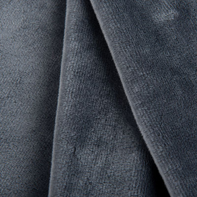 Kurzes Plüssig-Velvetgewebe 95%Polyester 5%Spandex elastisch angepasste Farbe