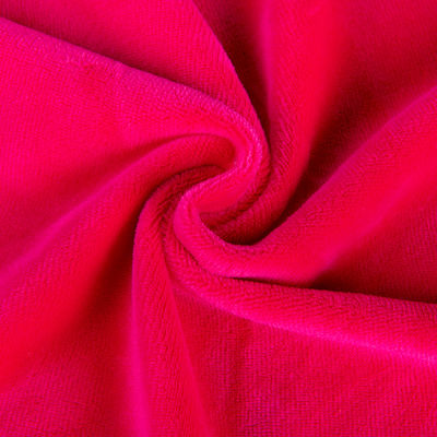 Kurzes Plüssig-Velvetgewebe 95%Polyester 5%Spandex elastisch angepasste Farbe