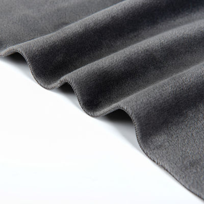 Kurzes Plüssig-Velvetgewebe 95%Polyester 5%Spandex elastisch angepasste Farbe
