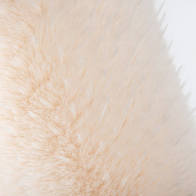 Gewässerte Farben 100% Polyester Falschfellgewebe für Damenkleidung Hohe Dichte