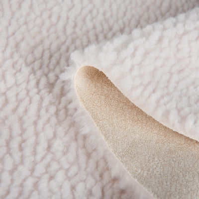 290±10gm Weichschalenstoff Wintermantel mit Suede-Bindung Teddy Sherpa Falschfleece