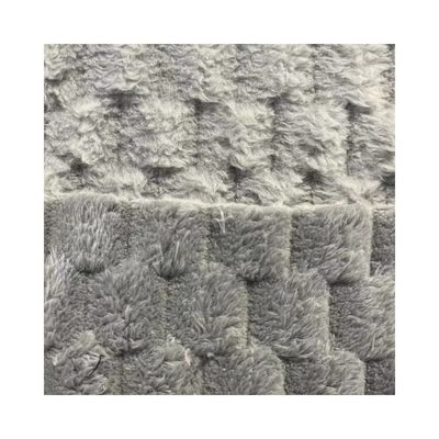 Windfest angepasste Garnzahl Weiches Sherpa Fleece Gewebe für Decken 100% Polyester