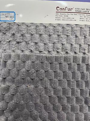 Windfest angepasste Garnzahl Weiches Sherpa Fleece Gewebe für Decken 100% Polyester