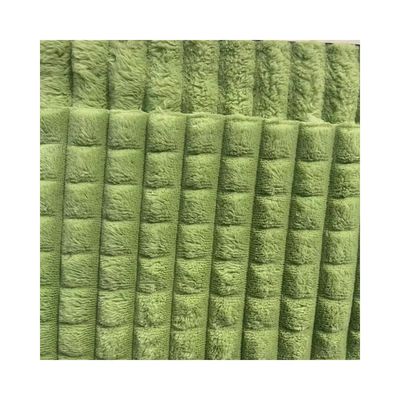 Doppelseitiges Flannel Fleece Plaid Stoff für Winterdecke Super Soft 100 Polyester
