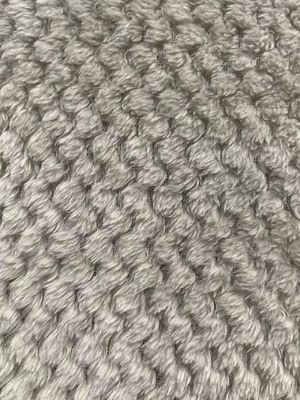 Zwei Seiten gestricktes Muster Jacquard Ananas Flannel Fleece Plaid Stoff für Schuhe
