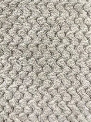 Zwei Seiten gestricktes Muster Jacquard Ananas Flannel Fleece Plaid Stoff für Schuhe