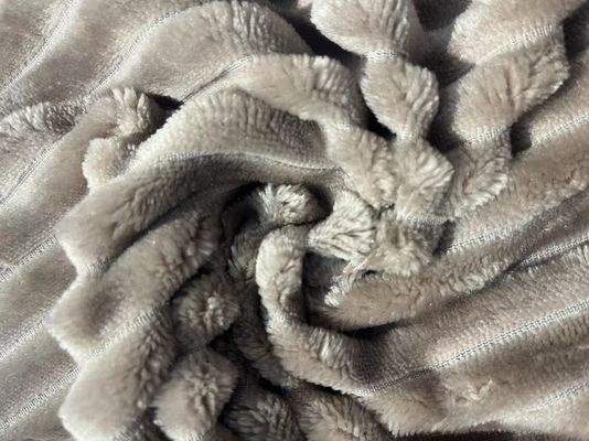 Gewässerte Winterdecke Super weiche Flanell Fleece Stoff mit anpassbarem Garnzahlen