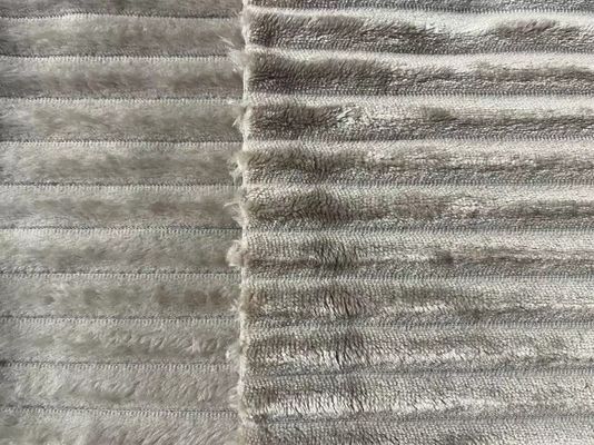 Gewässerte Winterdecke Super weiche Flanell Fleece Stoff mit anpassbarem Garnzahlen