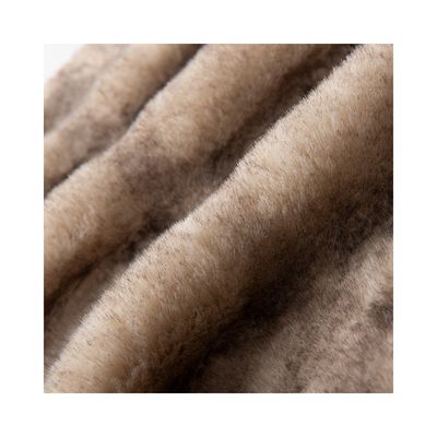 Weiches, komfortables 100% Polyester für Heimtextilien Stoff für Matratzen Falsches Kaninchenfell
