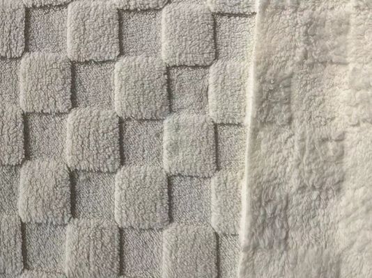 Weich gestricktes Jacquard-Fleece-Gewebe für Shu Velveteen Doppelseite Mirco Sherpa
