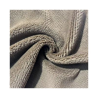 Soft Hand Feeling Strickgewebe Polyester Fleece Stoff für Bekleidung/Spielzeug 100% Polyester