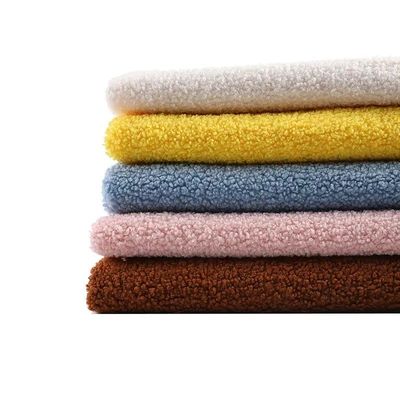 Teddybär Fell Stoff für Wintermantel Breite 58/60 "Jede Farbe in PANTONE geliefert werden kann
