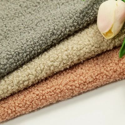 Teddybär Fell Stoff für Wintermantel Breite 58/60 "Jede Farbe in PANTONE geliefert werden kann