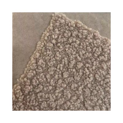 Weich und langlebig gestricktes Teddy-Fleece-Gewebe für Heimtextilien/Kleidung/Spielzeug