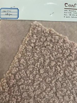 Weich und langlebig gestricktes Teddy-Fleece-Gewebe für Heimtextilien/Kleidung/Spielzeug