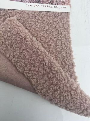 Weich und langlebig gestricktes Teddy-Fleece-Gewebe für Heimtextilien/Kleidung/Spielzeug